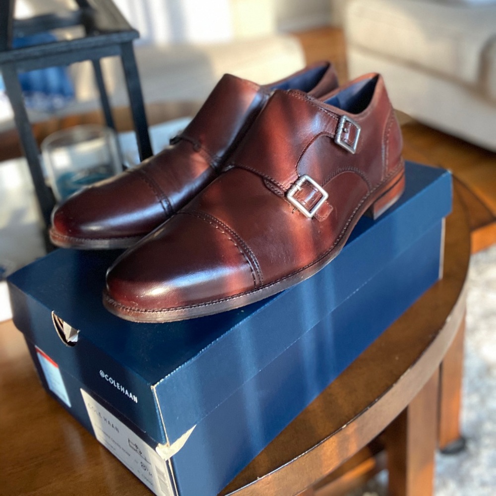 Cole Haan Grand Monk Strap Shoes